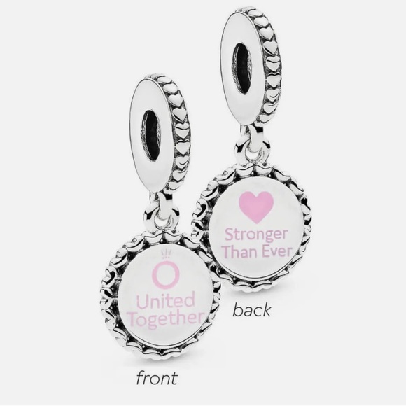 Pandora Pink Awareness Charm - Picture 1 of 4